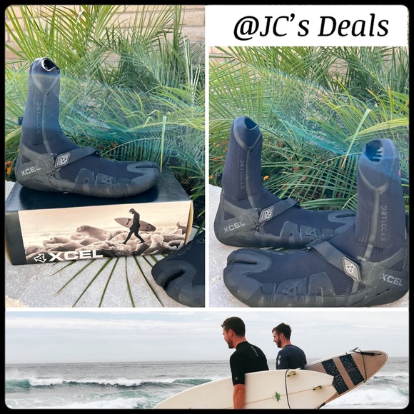 COPY - 🔥 XCEL 3mm Drylock Split Toe surf Boots 🔥 - Picture 1 of 10